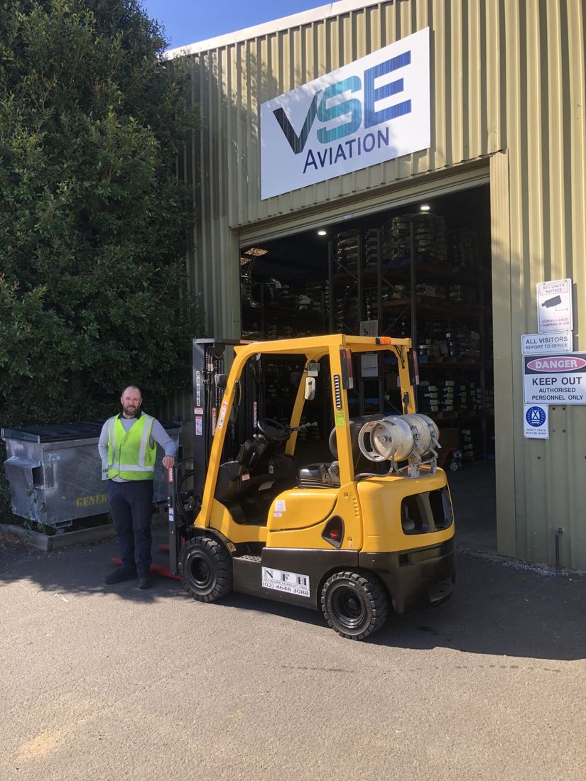 Hyster 1.8 ton LPG with container mast